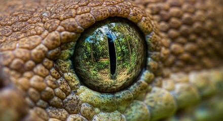 Fototapeta premium Gecko eye macro closeup
