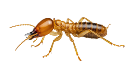 Detailed Closeup of a Termite Insect.