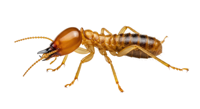 Detailed Closeup of a Termite Insect.