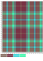 Illustration summer season shirt fabric idea.