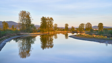 Sunset View of Pitt Meadows