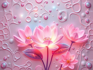 pink flower background