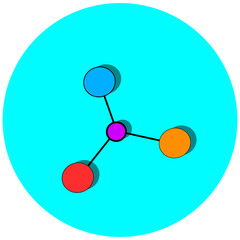 An abstract yet clear illustration of connected nodes or a network, representing connectivity, data flow, and global communication. Ideal for themes of networking, internet, technology, social media, 