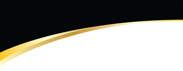 Black with Gold Header Cover transparent background