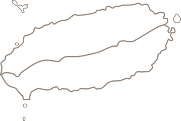 Korea Map Illustration - Jeju Island 제주도 지도 / 대한민국 행정구역