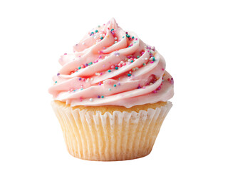   Tasty cup cake isolated on transparent background png
