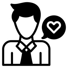 Feedback outline mixed icon