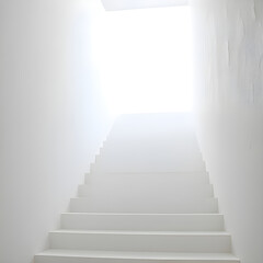 Path to Enlightenment: Modern Light Stairway