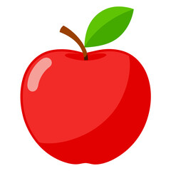 apple, isolated on white background