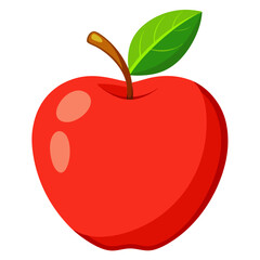 apple, isolated on white background