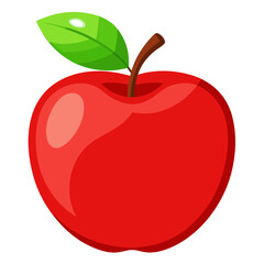 apple, isolated on white background