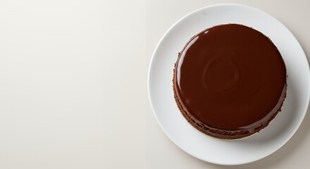 Decadent Chocolate Cake, Rich Glaze, Elegant Presentation