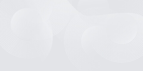 Abstract geometric background with soft white and gray gradient for high tech graphic business background. Template illustration design, web background, wallpaper, desktop, bubbles.