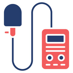 Lavalier glyph color icon