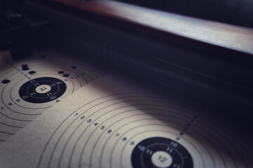 Pistol trigger target close-up sport sports shooter marksman hobby defense firearm rifle ammunition...