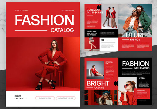 Red And Black Fashion Catalog