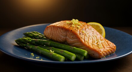 Pan-Seared Salmon with Lemon and Asparagus: A Culinary Delight