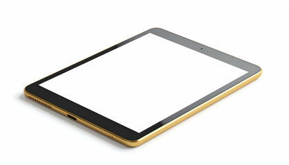 tablet pc isolated on white
