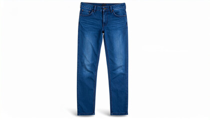 blue jeans isolated on white
