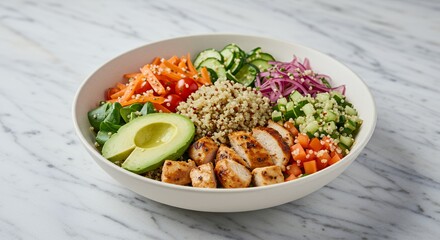Delicious and Healthy Quinoa Chicken Bowl