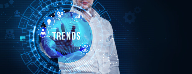 Business, Technology, Internet and network concept. Recent and latest trend.