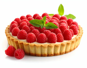 Delectable Raspberry Tart A Jewel-toned Dessert Masterpiece