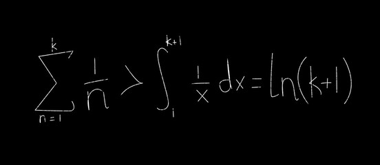 Fototapeta premium Close up of polynomial equation