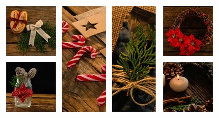 Christmas candy and decoration