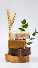 Handmade soap bars: natural soaps for sensitive skin