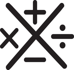 Obraz premium vector illustration of a set of cross icons