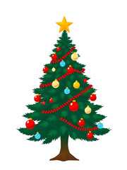 decorated christmas tree