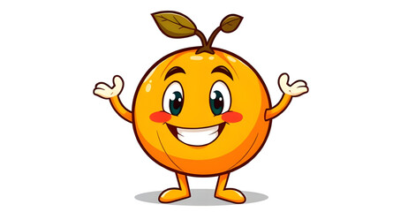 Smiling orange, Orange mascot, Orange with face, Kawaii orange, Happy fruit, Citrus cartoon, Funny fruit, Orange illustration, Orange with eyes, Fruit character, Animated orange, Vector orange, Orange