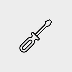 Screwdriver Outline Icon