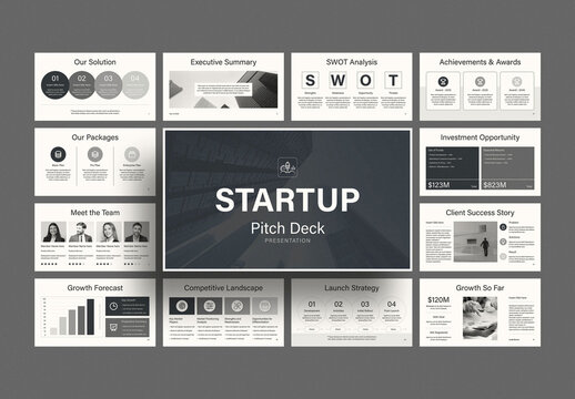 Startup Pitch Deck Presentation Template