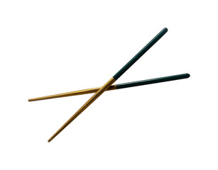 cross chopsticks isolated