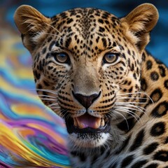 Obraz premium close up of a leopard