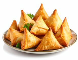 Golden-Brown Mini Samosas A Delicious Indian Snack