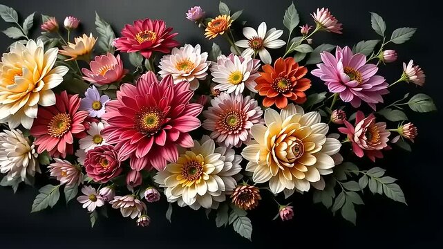 bouquet of chrysanthemums
