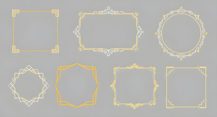  Ornate frame vector, Retro frame pack, Classic border set, Baroque frame vector, Rococo frame set, Vintage border vector, Scroll frame design, Flourish frame set, Engraved frame vector, Hand-drawn vi