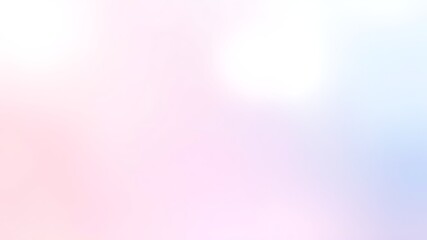 Soft pastel gradient blend of pink white and blue creates a delicate and dreamy visual