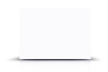 The image appears to be a blank white canvas with a shadow effect, suggesting a minimalist design.