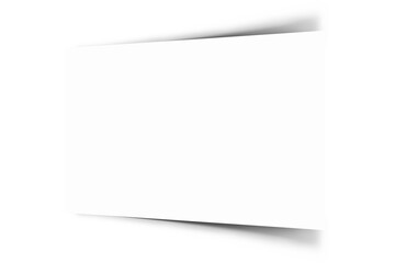 A blank white canvas with soft shadows, suggesting potential for creativity or design.