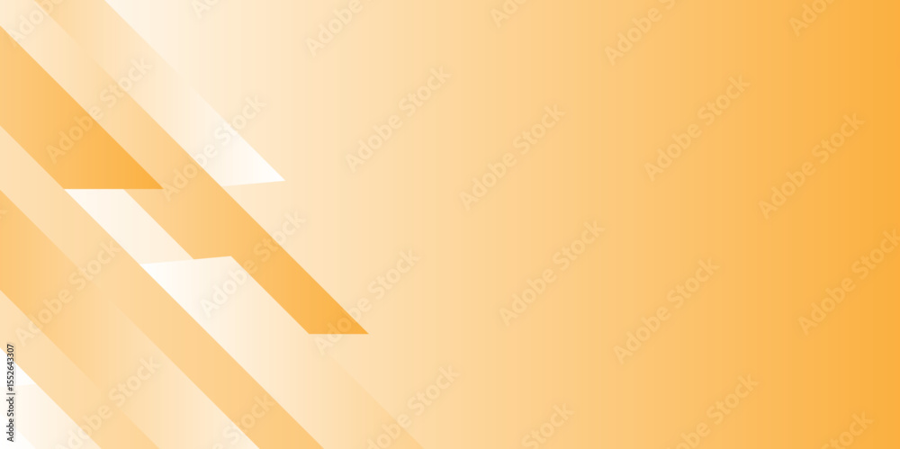 Poster Abstract orange gradient triangle vector background. creative geometric rectangle pattern texture. design for brochure, website, flyer. Geometric white wallpaper, presentation background template.