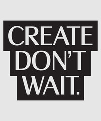 Minimal Motivational T-Shirt Design.