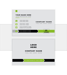 Creative and clean corporate business card template. Vector illustration. Stationery design, print template, vertical & horizental layout, editable vector design
                