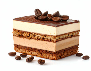 Coffee and Chocolate Opera Cake Layers of Decadence