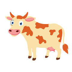 funny cow cartoon