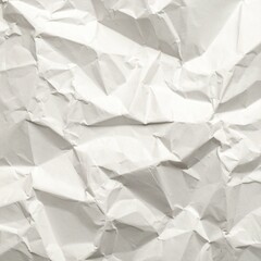 Obraz premium Crumpled White Paper Texture Background