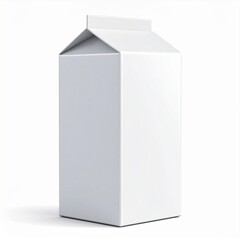 Naklejka premium Blank White Milk Carton Packaging Mockup