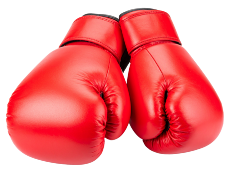 Boxing gloves Isolated on Transparent or White Background